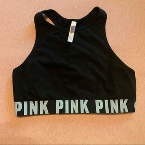 Pink sports bra size large